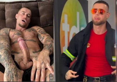 Yuri Bonotto shows off his body and cock