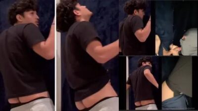 Peachhybaumm – a blowjob through the gloryhole